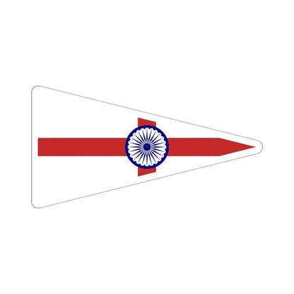Senior Officer of the Indian Navy Flag (India) STICKER Vinyl Die-Cut Decal 3 Inch - The Sticker Space