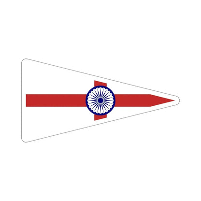 Senior Officer of the Indian Navy Flag (India) STICKER Vinyl Die-Cut Decal 6 Inch - The Sticker Space