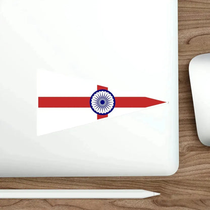 Senior Officer of the Indian Navy Flag (India) STICKER Vinyl Die-Cut Decal - The Sticker Space