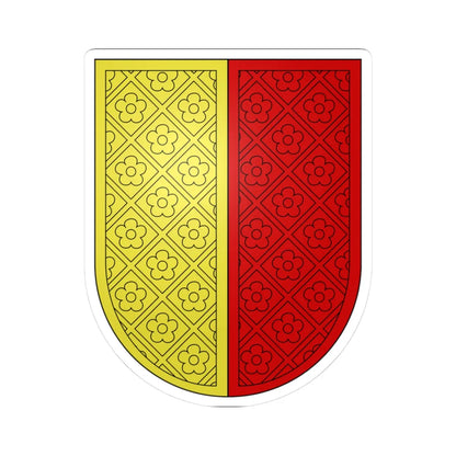 Sennwald-coat of arms (Switzerland) (Coat of Arms) STICKER Vinyl Kiss-Cut Decal 3 Inch White - The Sticker Space