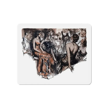 Sense of Humor (1), Cosmopolitan, October 1930 (Magazine Illustration) Refrigerator Magnet 4 Inch Die-Cut - The Sticker Space