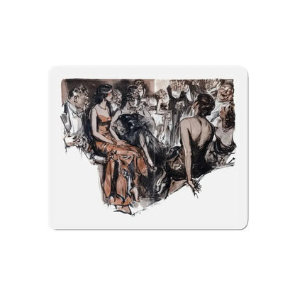 Sense of Humor (1), Cosmopolitan, October 1930 (Magazine Illustration) Refrigerator Magnet 5 Inch Die-Cut - The Sticker Space