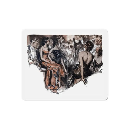 Sense of Humor (1), Cosmopolitan, October 1930 (Magazine Illustration) Refrigerator Magnet 6 Inch Die-Cut - The Sticker Space