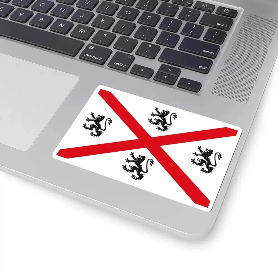 Seraing vlag (Belgium) STICKER Vinyl Kiss-Cut Decal - The Sticker Space