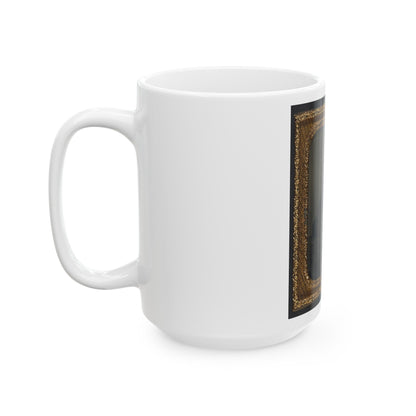 Sergeant B. F. Smith Of Company B, 52nd Virginia Infantry Regiment, And Company F, 1st Virginia Cavalry Regiment (U.S. Civil War) White Coffee Mug-The Sticker Space