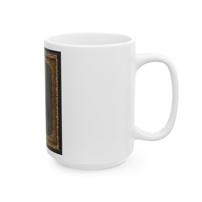 Sergeant B. F. Smith Of Company B, 52nd Virginia Infantry Regiment, And Company F, 1st Virginia Cavalry Regiment (U.S. Civil War) White Coffee Mug-The Sticker Space