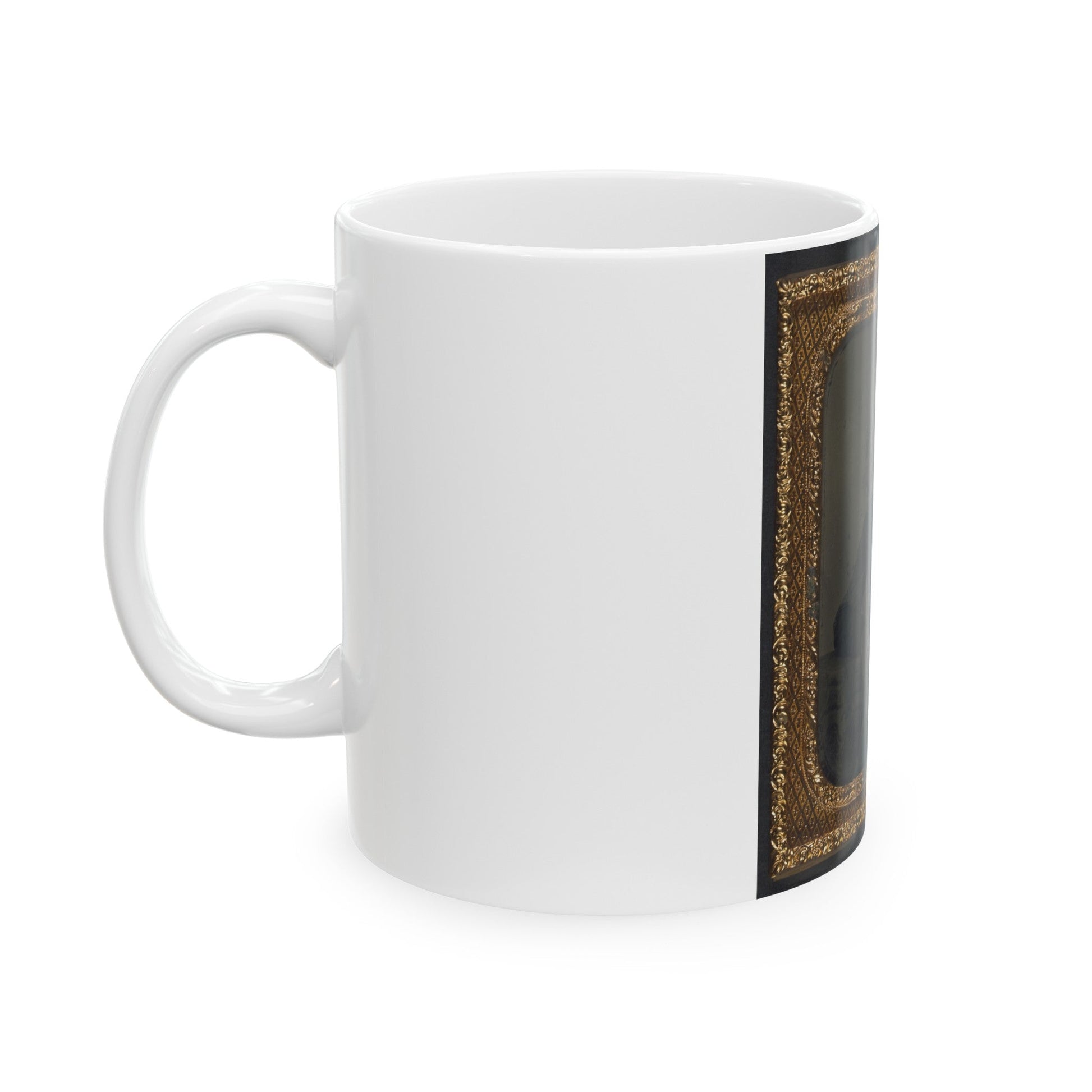 Sergeant B. F. Smith Of Company B, 52nd Virginia Infantry Regiment, And Company F, 1st Virginia Cavalry Regiment (U.S. Civil War) White Coffee Mug-The Sticker Space