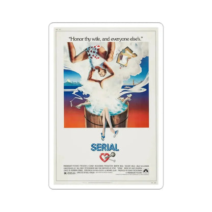Serial 1980 Movie Poster STICKER Vinyl Die-Cut Decal 2 Inch - The Sticker Space