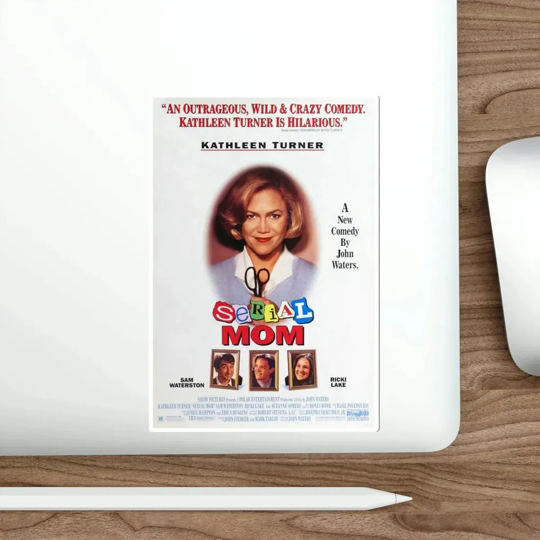 Serial Mom 1994 Movie Poster STICKER Vinyl Die-Cut Decal - The Sticker Space
