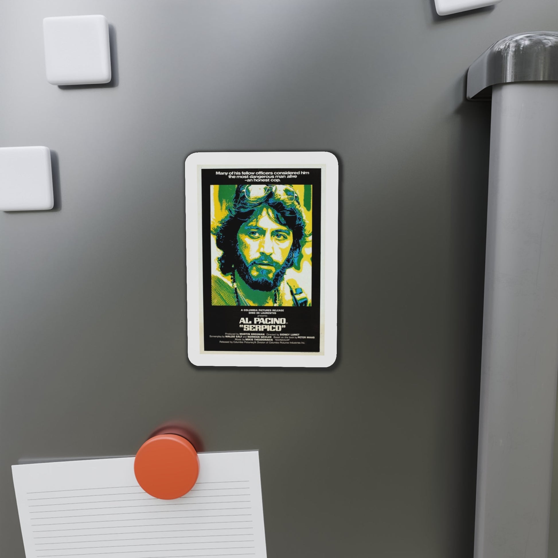Serpico 1973 Movie Poster Die-Cut Magnet-The Sticker Space