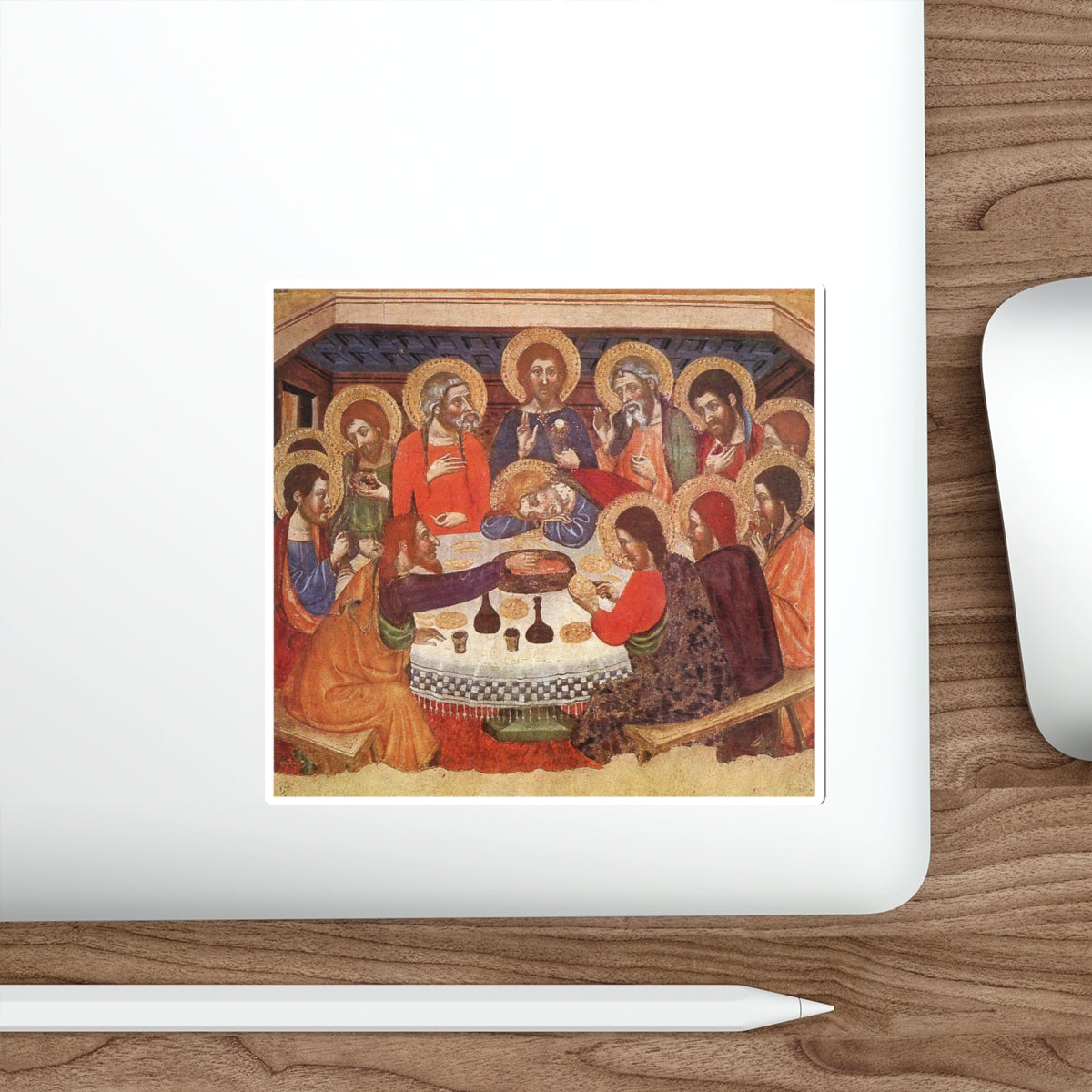 SERRA, Jaume - The Last Supper (Artwork) STICKER Vinyl Die-Cut Decal-The Sticker Space