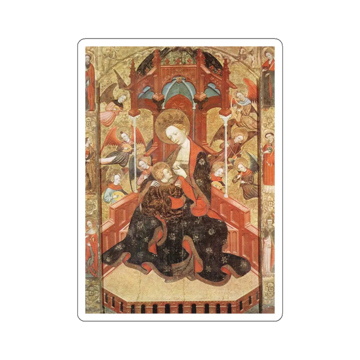 SKU:12381077650786804817 Sticker types:White Shape:Die-Cut Sizes:5" × 5"