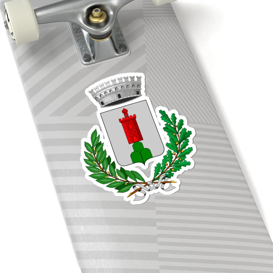 Serramazzoni-Stemma (Italy) (Coat of Arms) STICKER Vinyl Kiss-Cut Decal - The Sticker Space