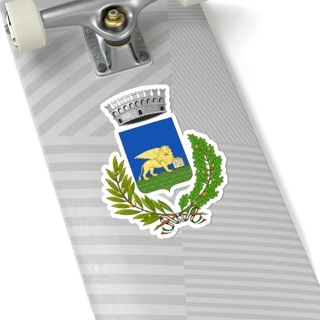 Servigliano-Stemma (Italy) (Coat of Arms) STICKER Vinyl Kiss-Cut Decal - The Sticker Space