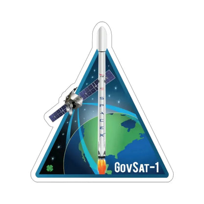 SES-16 (GovSat-1) (SpaceX) STICKER Vinyl Die-Cut Decal 4 Inch - The Sticker Space