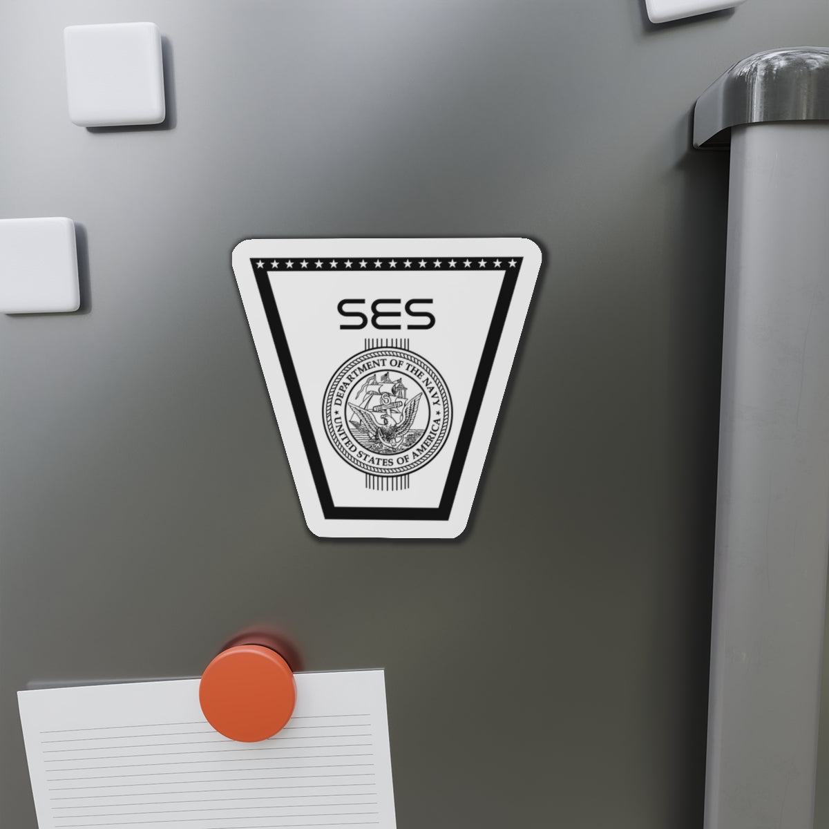 SES (U.S. Navy) Die-Cut Magnet-The Sticker Space
