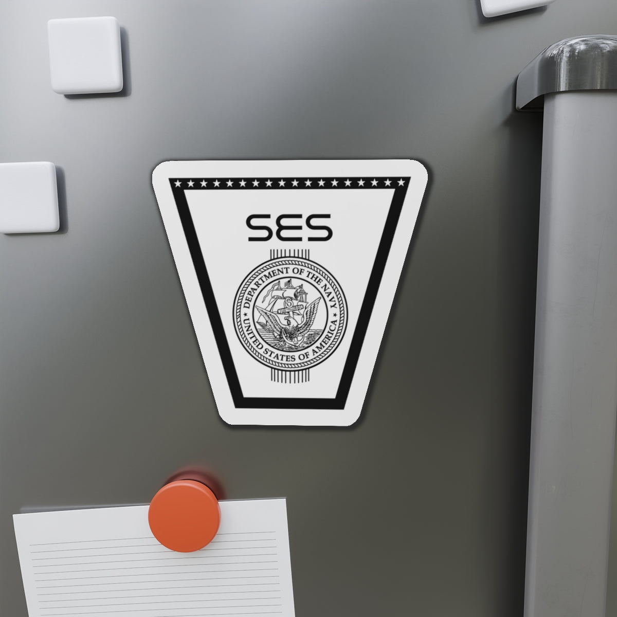 SES (U.S. Navy) Die-Cut Magnet-The Sticker Space