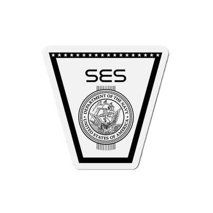 SES (U.S. Navy) Die-Cut Magnet-3" x 3"-The Sticker Space