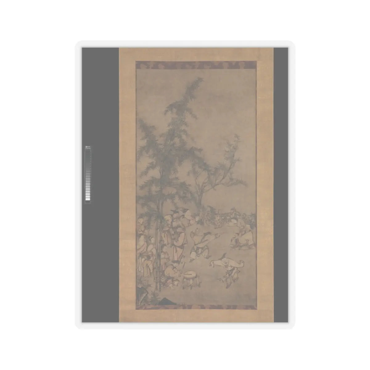 Sesson Shūkei - Seven Sages of the Bamboo Grove - 1550s v1 - STICKER Vinyl Kiss-Cut Decal