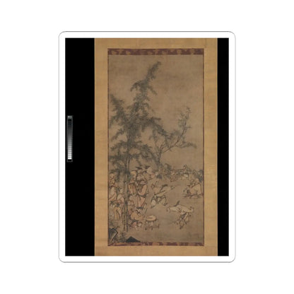 Sesson Shūkei - Seven Sages of the Bamboo Grove - 1550s v1 - STICKER Vinyl Kiss-Cut Decal