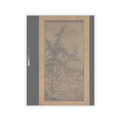 Sesson Shūkei - Seven Sages of the Bamboo Grove - 1550s v1 - STICKER Vinyl Kiss-Cut Decal