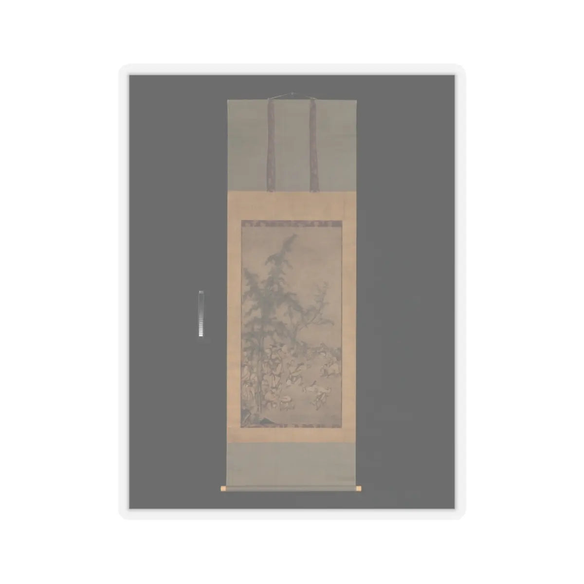 Sesson Shūkei - Seven Sages of the Bamboo Grove - 1550s v2 - STICKER Vinyl Kiss-Cut Decal