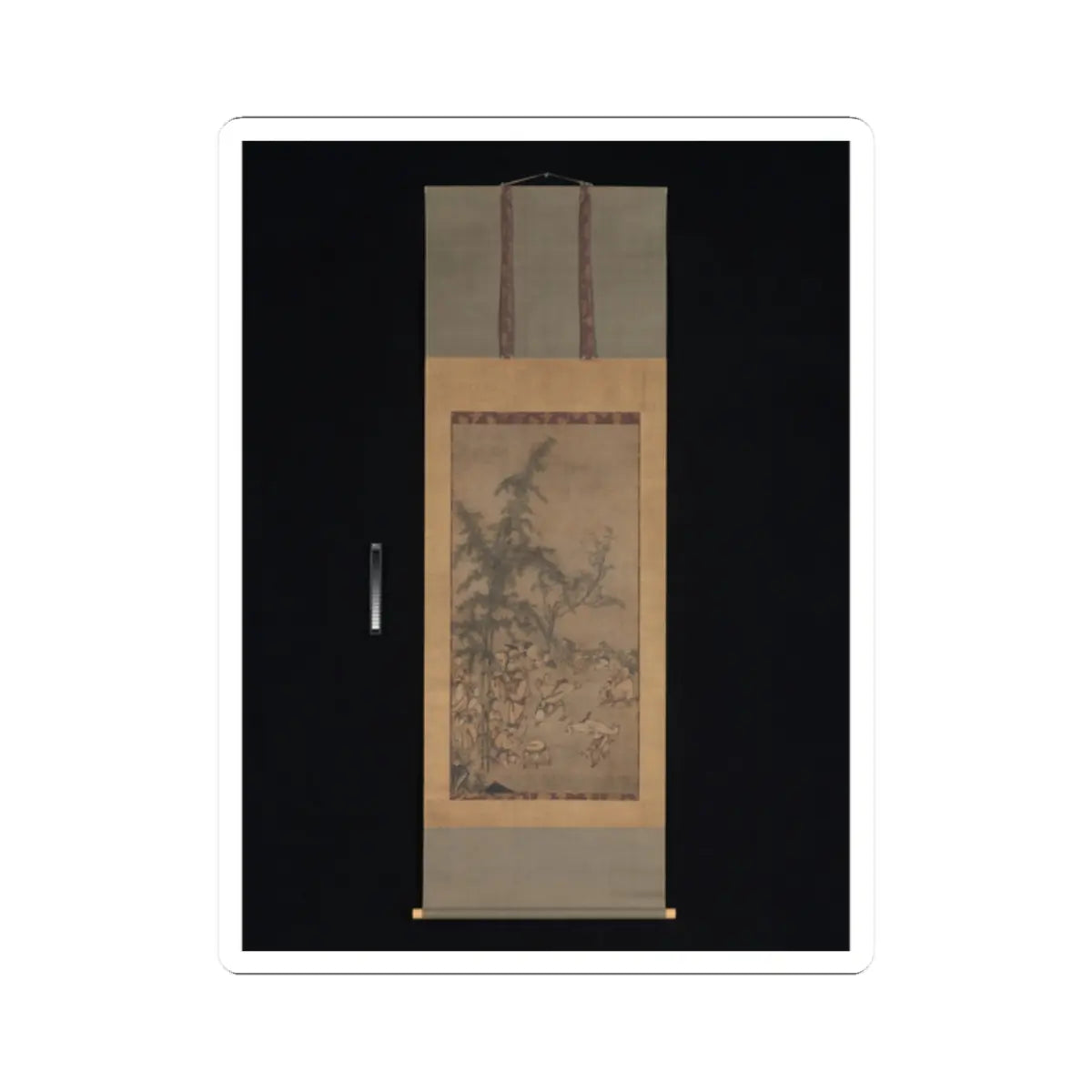 Sesson Shūkei - Seven Sages of the Bamboo Grove - 1550s v2 - STICKER Vinyl Kiss-Cut Decal