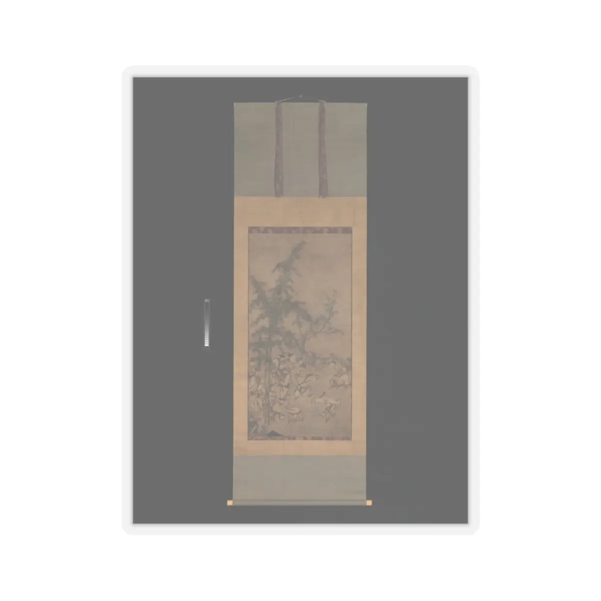 Sesson Shūkei - Seven Sages of the Bamboo Grove - 1550s v2 - STICKER Vinyl Kiss-Cut Decal