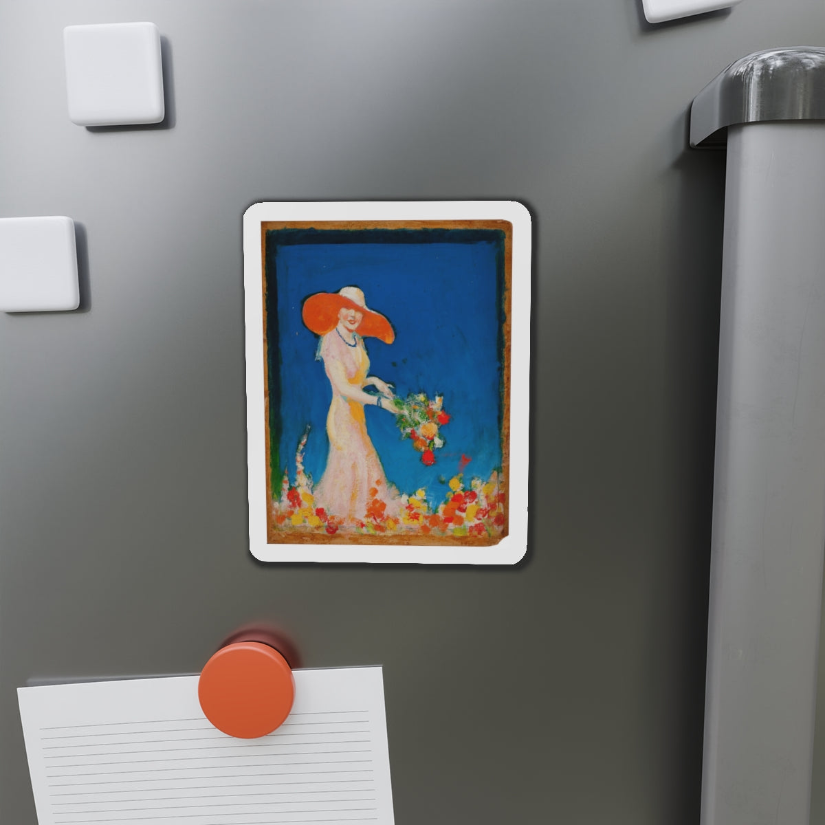 Set of five story illustrations (2) (Magazine Illustration) Refrigerator Magnet-The Sticker Space