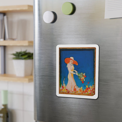 Set of five story illustrations (2) (Magazine Illustration) Refrigerator Magnet-The Sticker Space