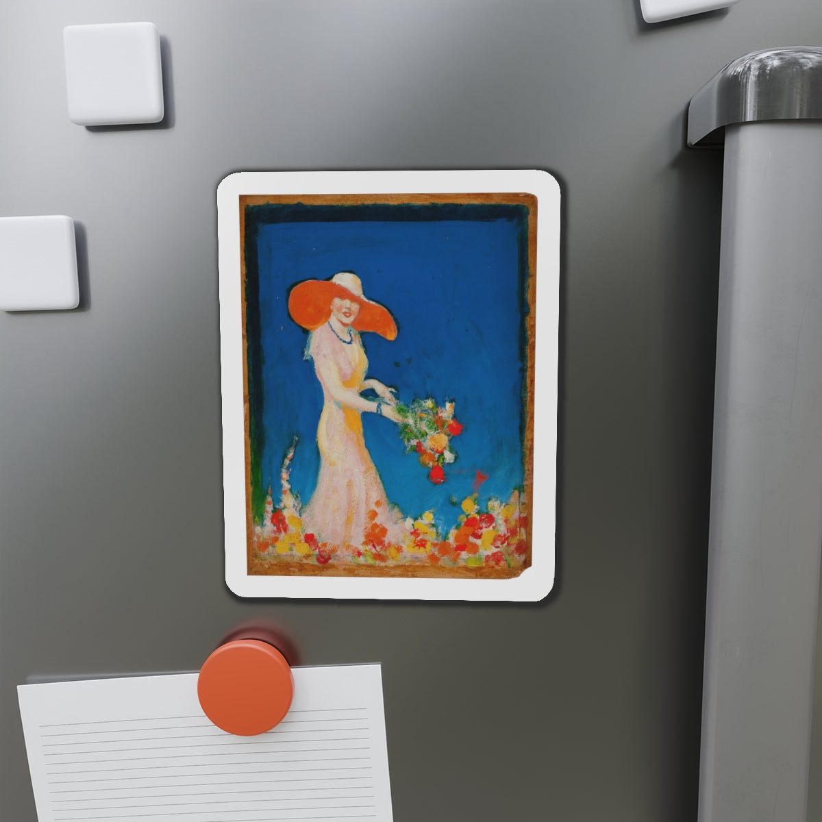 Set of five story illustrations (2) (Magazine Illustration) Refrigerator Magnet-The Sticker Space