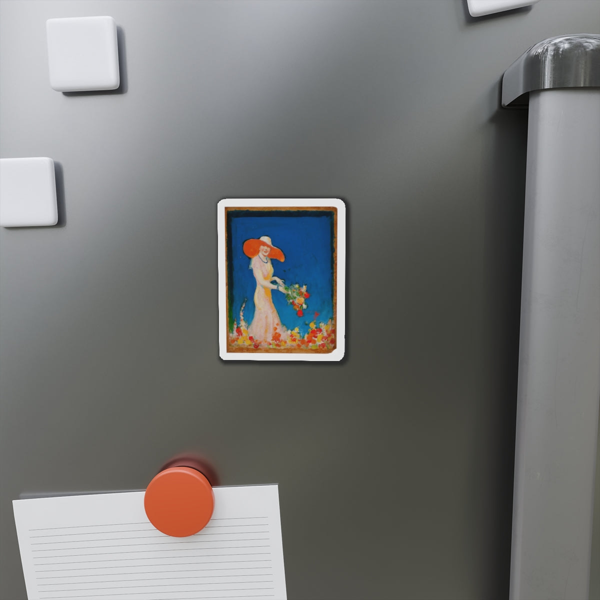 Set of five story illustrations (2) (Magazine Illustration) Refrigerator Magnet-The Sticker Space