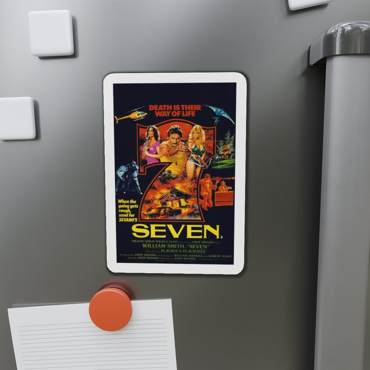 SEVEN 1979 Movie Poster - Refrigerator Magnet-The Sticker Space