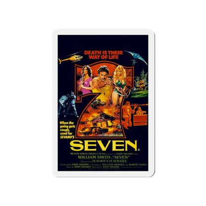 SEVEN 1979 Movie Poster - Refrigerator Magnet-4" x 4"-The Sticker Space