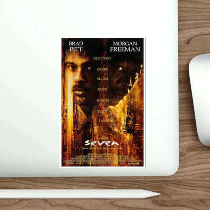 Seven 1995 Movie Poster STICKER Vinyl Die-Cut Decal - The Sticker Space