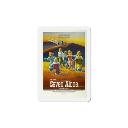 Seven Alone 1974 Movie Poster Die-Cut Magnet-6 Inch-The Sticker Space