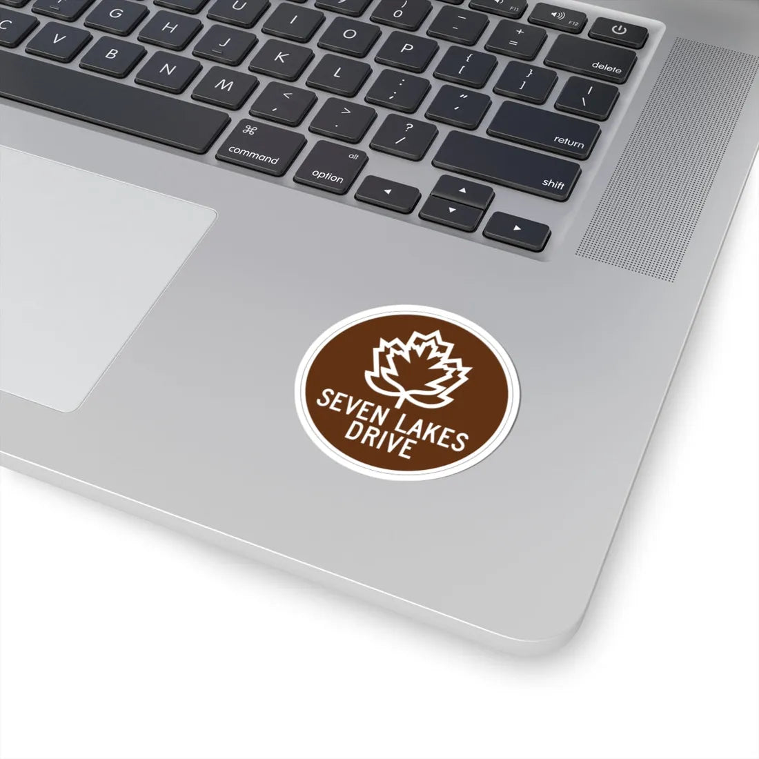 Seven Lakes Drive Shield (New York) (Road Sign) STICKER Vinyl Kiss-Cut Decal - The Sticker Space