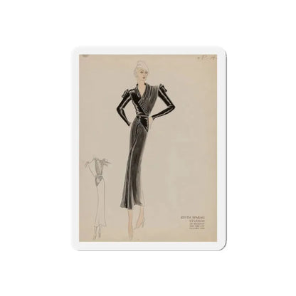 Seven Studio Designs, circa 1930 and 1950 4 (Magazine Illustration) Refrigerator Magnet 4 Inch Die-Cut - The Sticker Space