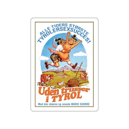 SEX BAVARIAN STYLE 1973 Movie Poster STICKER Vinyl Die-Cut Decal 2 Inch - The Sticker Space