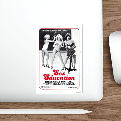 SEX EDUCATION 1979 Movie Poster STICKER Vinyl Die-Cut Decal-The Sticker Space