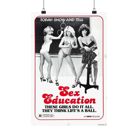 SEX EDUCATION 1979 - Paper Movie Poster 12″ x 18″ Matte - The Sticker Space