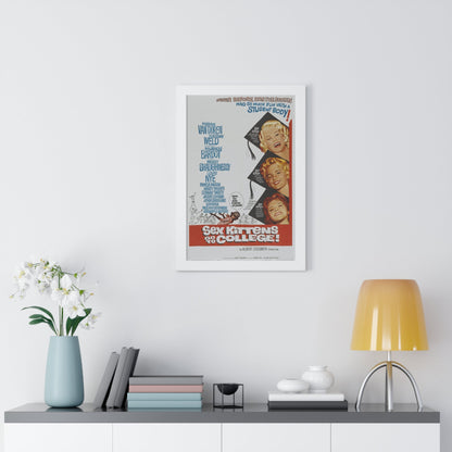 SEX KITTENS GO TO COLLEGE 1960 - Framed Movie Poster-The Sticker Space