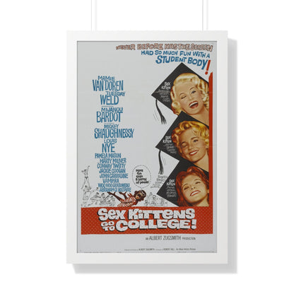 SEX KITTENS GO TO COLLEGE 1960 - Framed Movie Poster-20" x 30"-The Sticker Space