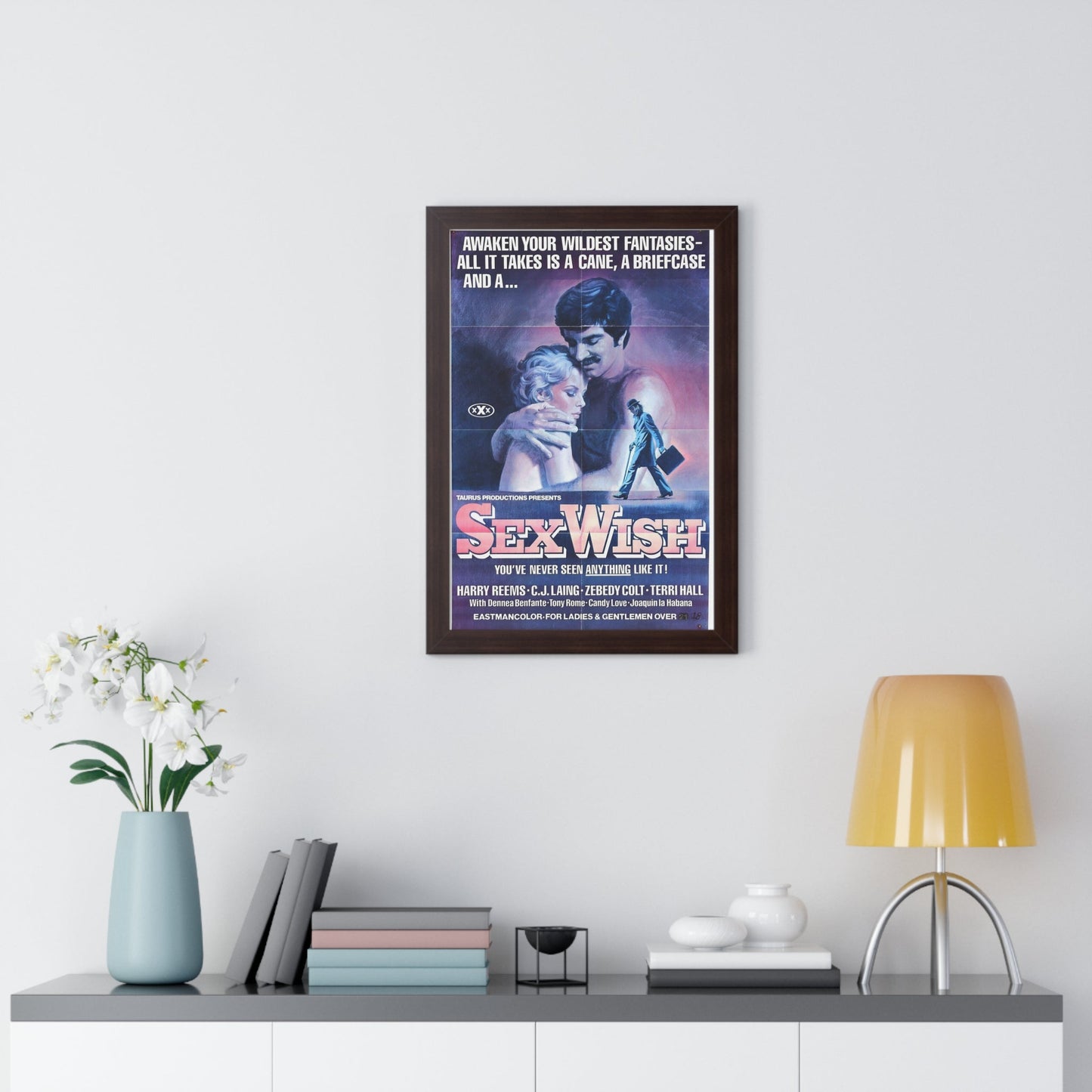 SEX WISH 1976 - Framed Movie Poster-The Sticker Space