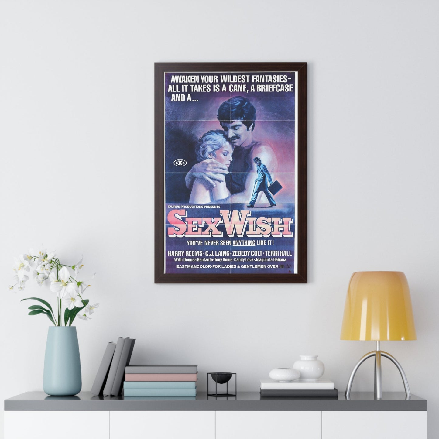 SEX WISH 1976 - Framed Movie Poster-The Sticker Space