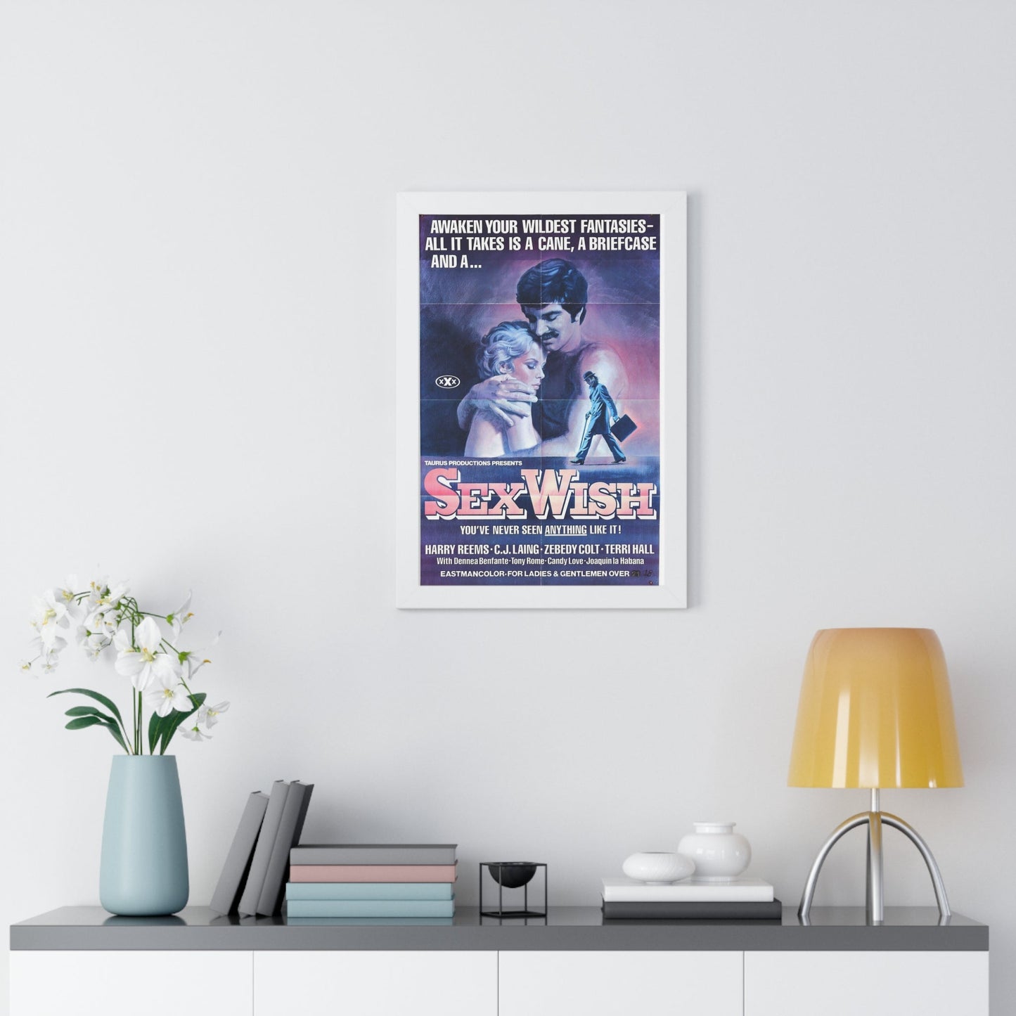 SEX WISH 1976 - Framed Movie Poster-The Sticker Space