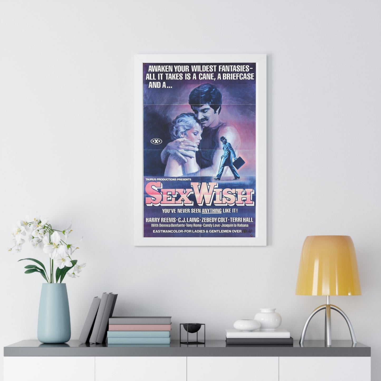 SEX WISH 1976 - Framed Movie Poster-The Sticker Space