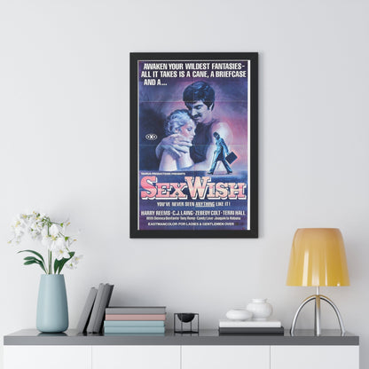 SEX WISH 1976 - Framed Movie Poster-The Sticker Space