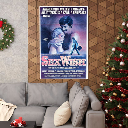 SEX WISH 1976 - Paper Movie Poster-The Sticker Space