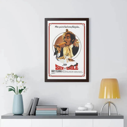 SEX WITH A SMILE 1976 - Framed Movie Poster - The Sticker Space